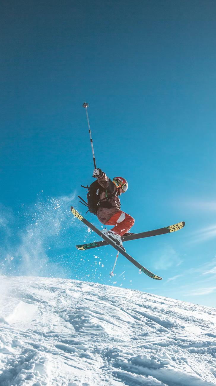Skier in the Pyrenees